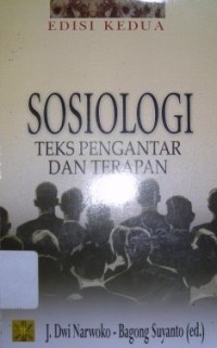 Image of Sosiologi : Teks Pengantar dan Terapan